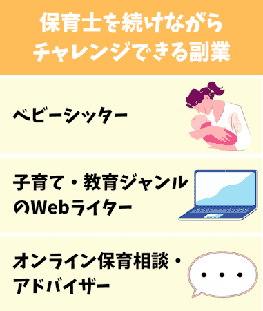 保育士,転職,一般企業,副業