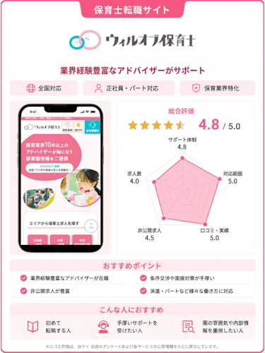 ウィルオブ保育士