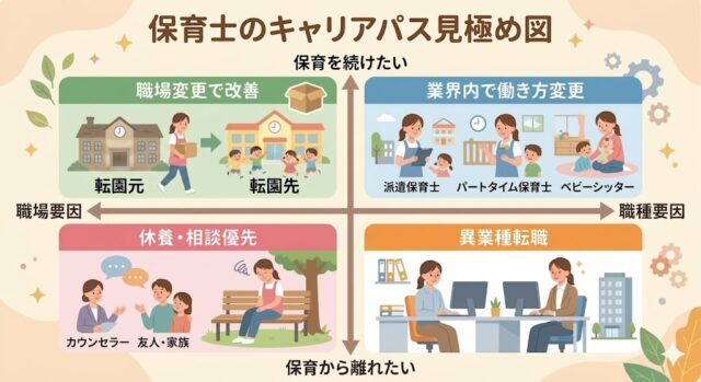 保育士のキャリアパスの見極め