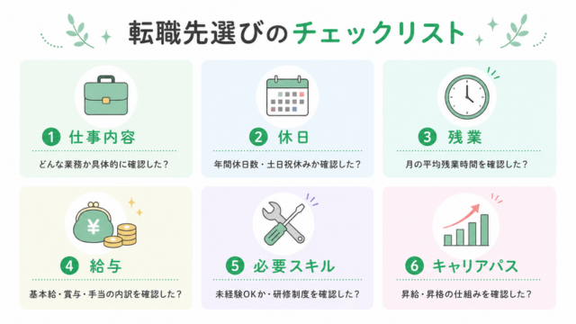 幼稚園教諭から異業種転職する際のチェックリスト