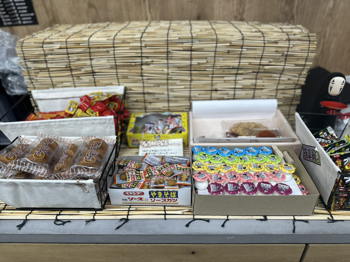 駄菓子コーナー